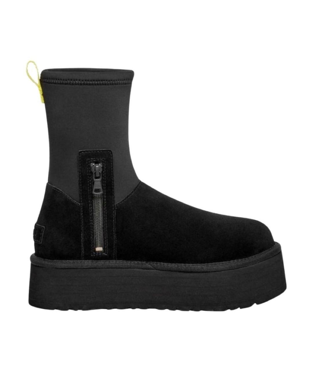 UGG AUSTRALIA Черные замшевые ботинки, фото 1