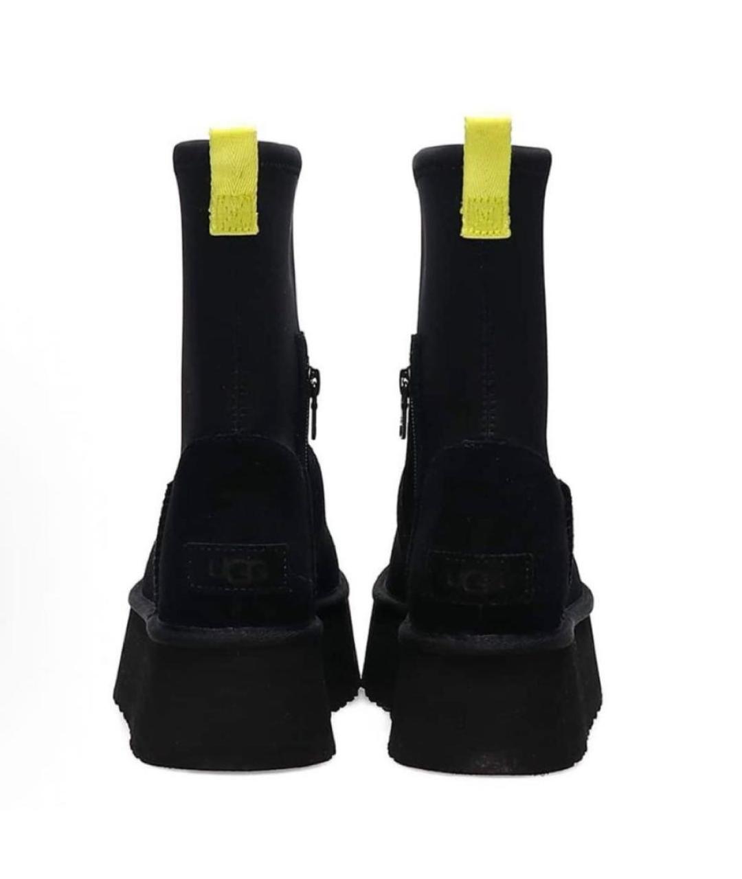 UGG AUSTRALIA Черные замшевые ботинки, фото 3