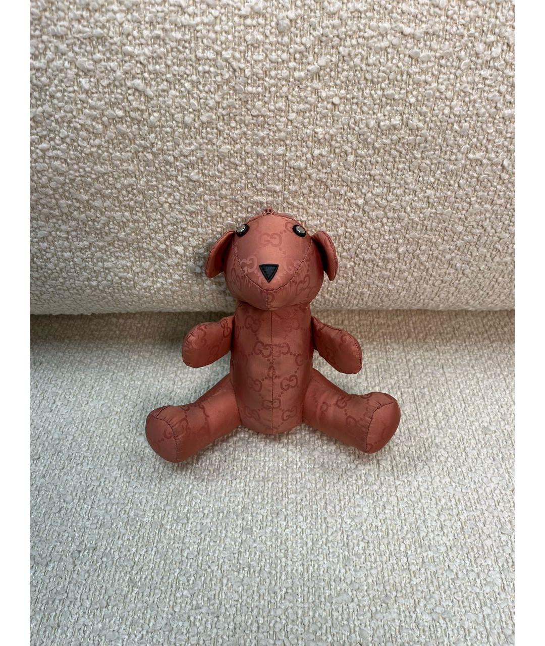 GUCCI Коралловая синтетическая сумка с короткими ручками, фото 2