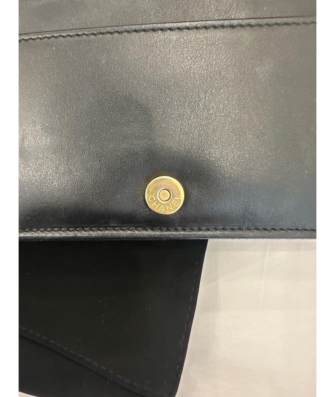 CHANEL Черная бархатная сумка через плечо, фото 5
