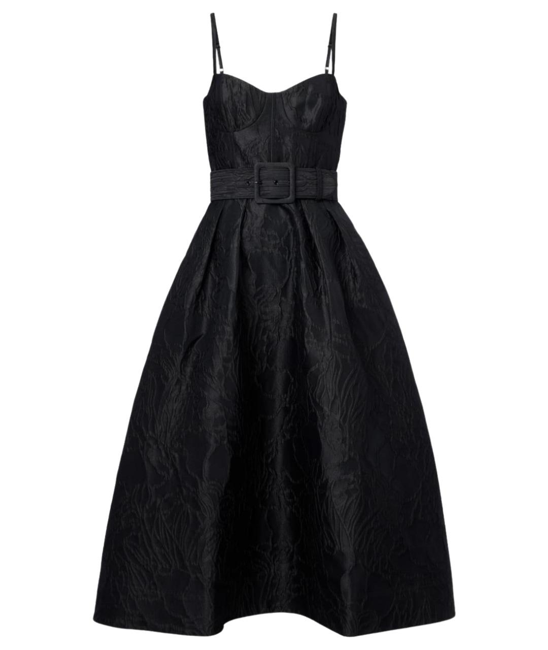 REBECCA VALLANCE Черное полиэстеровое коктейльное платье, фото 1