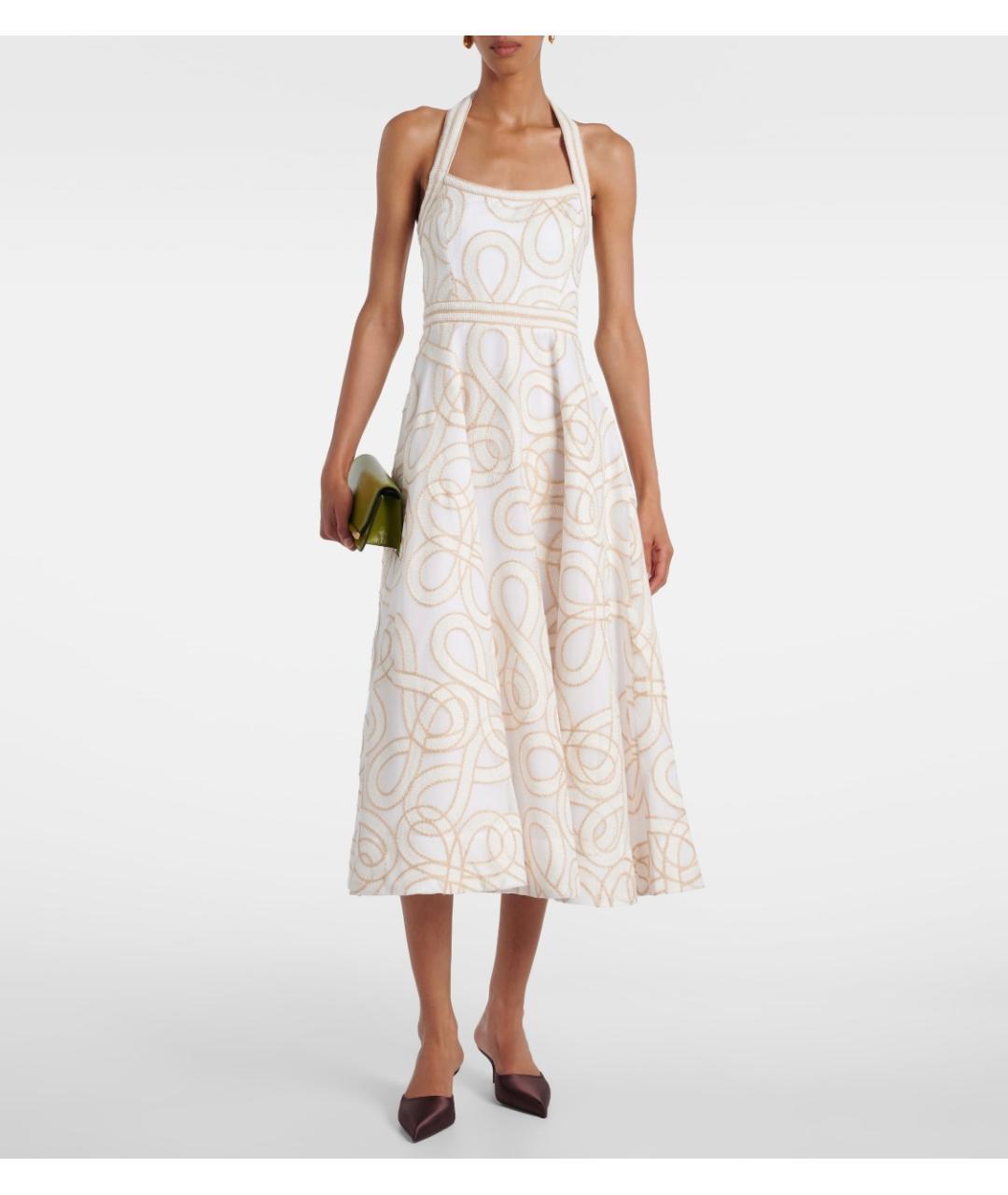 REBECCA VALLANCE Белое коктейльное платье, фото 2