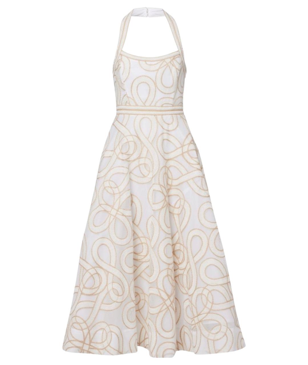 REBECCA VALLANCE Белое коктейльное платье, фото 1