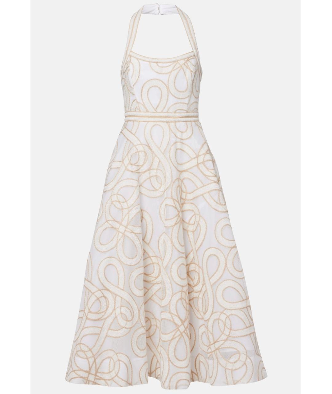 REBECCA VALLANCE Белое коктейльное платье, фото 4