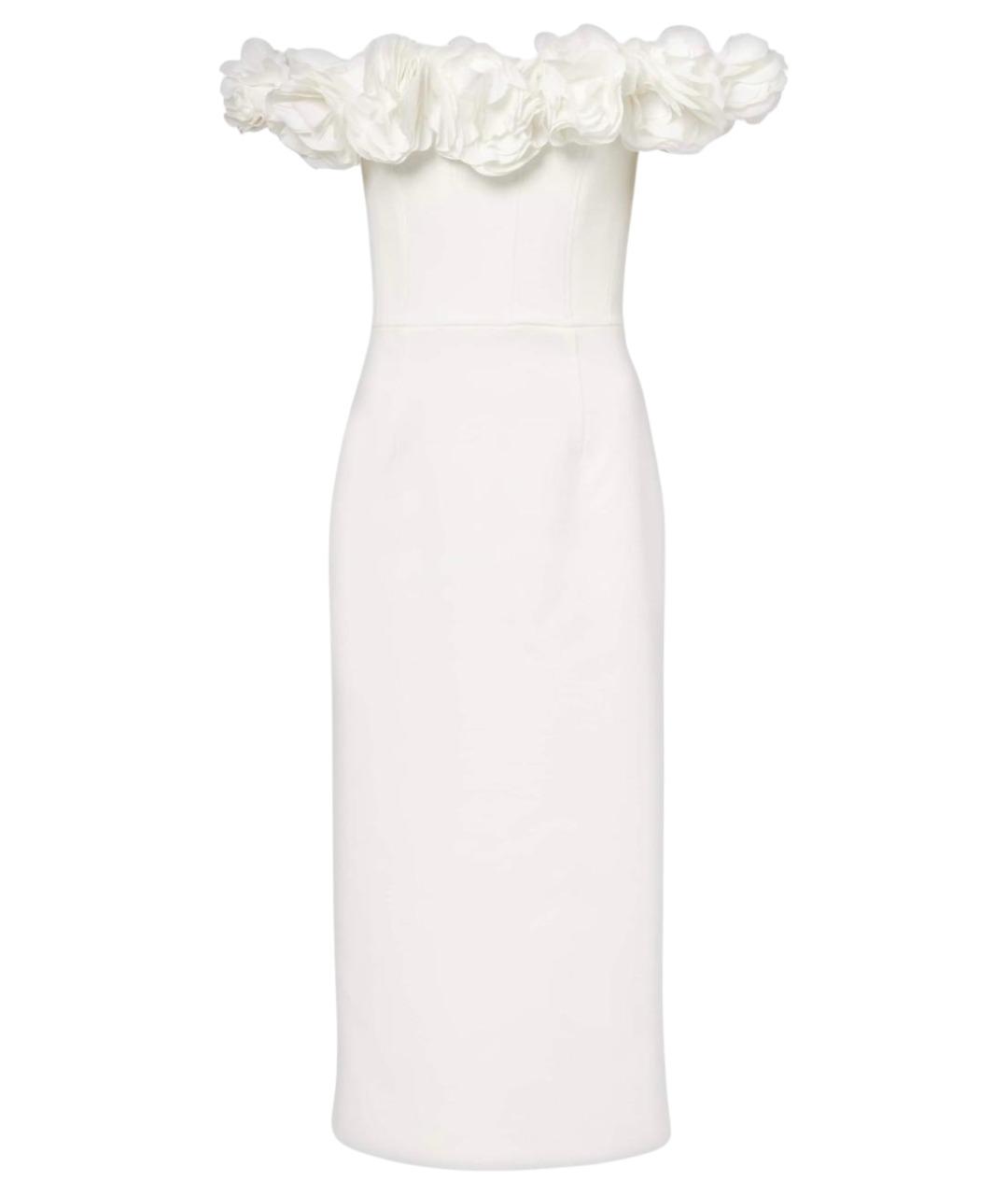 REBECCA VALLANCE Белое полиэстеровое коктейльное платье, фото 1