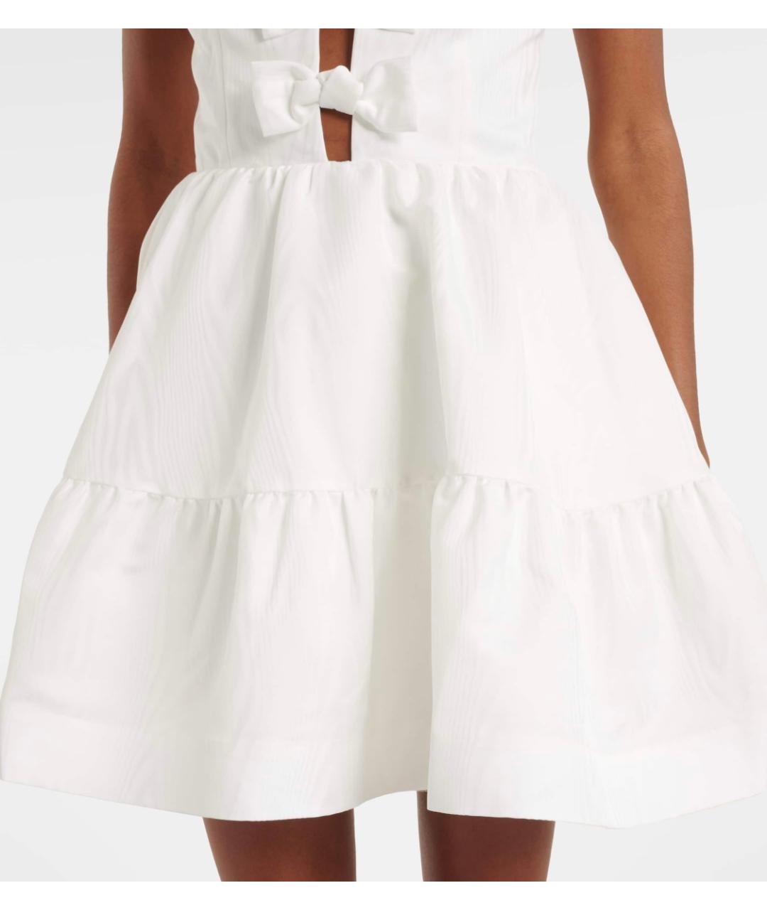 REBECCA VALLANCE Белое полиэстеровое коктейльное платье, фото 5
