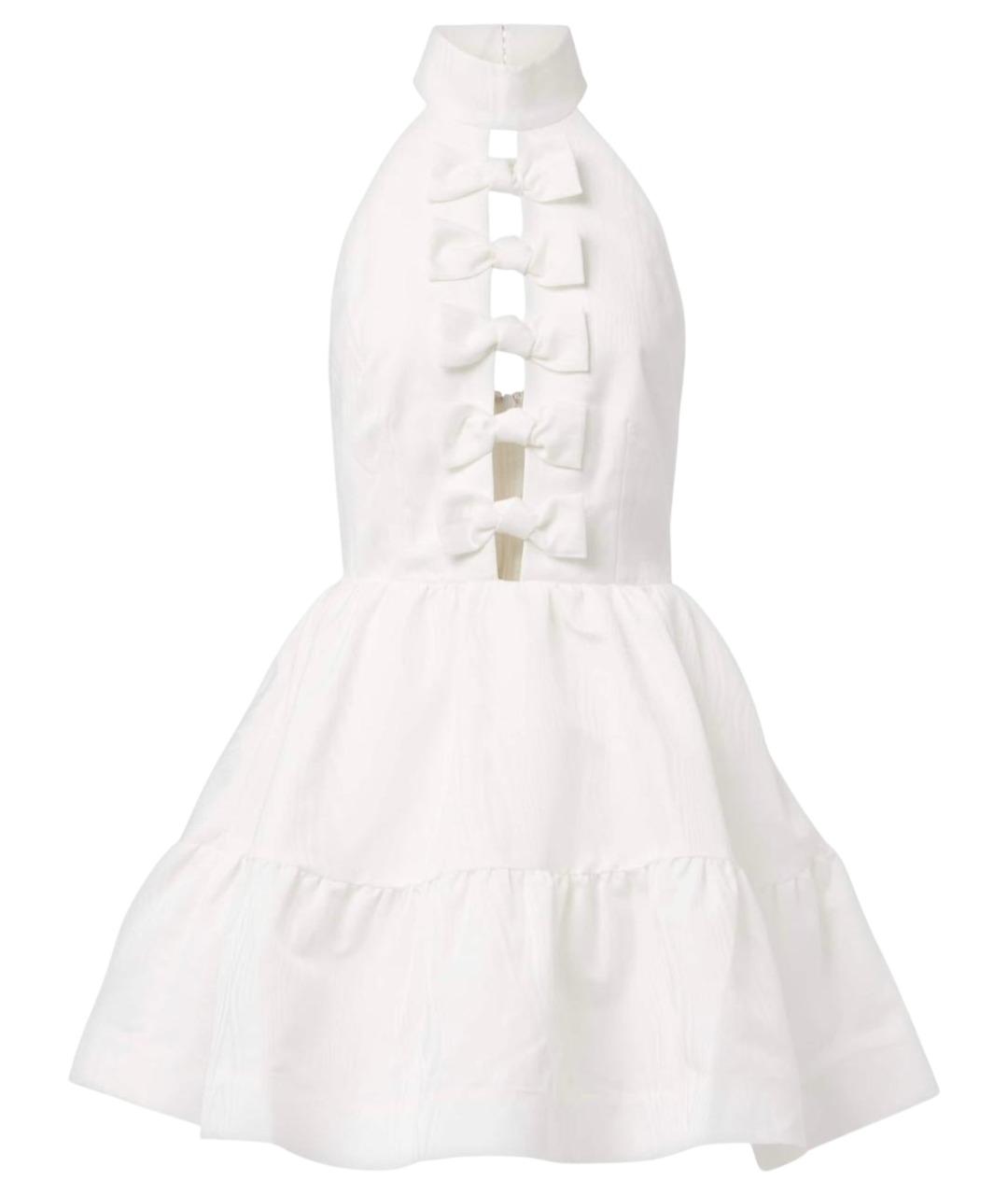 REBECCA VALLANCE Белое полиэстеровое коктейльное платье, фото 1