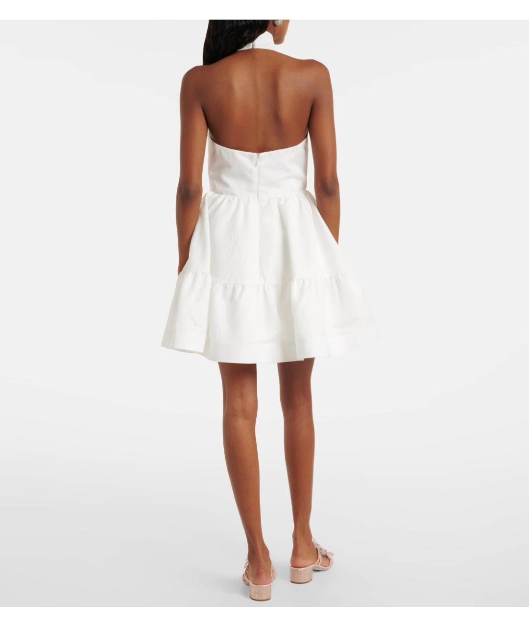 REBECCA VALLANCE Белое полиэстеровое коктейльное платье, фото 3