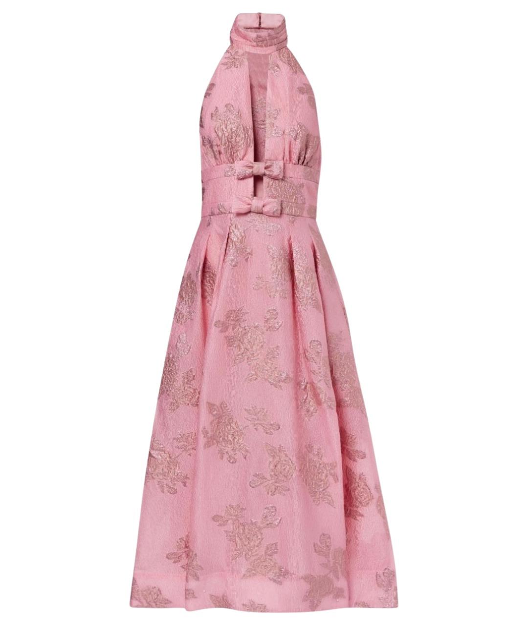 REBECCA VALLANCE Розовое полиэстеровое коктейльное платье, фото 1