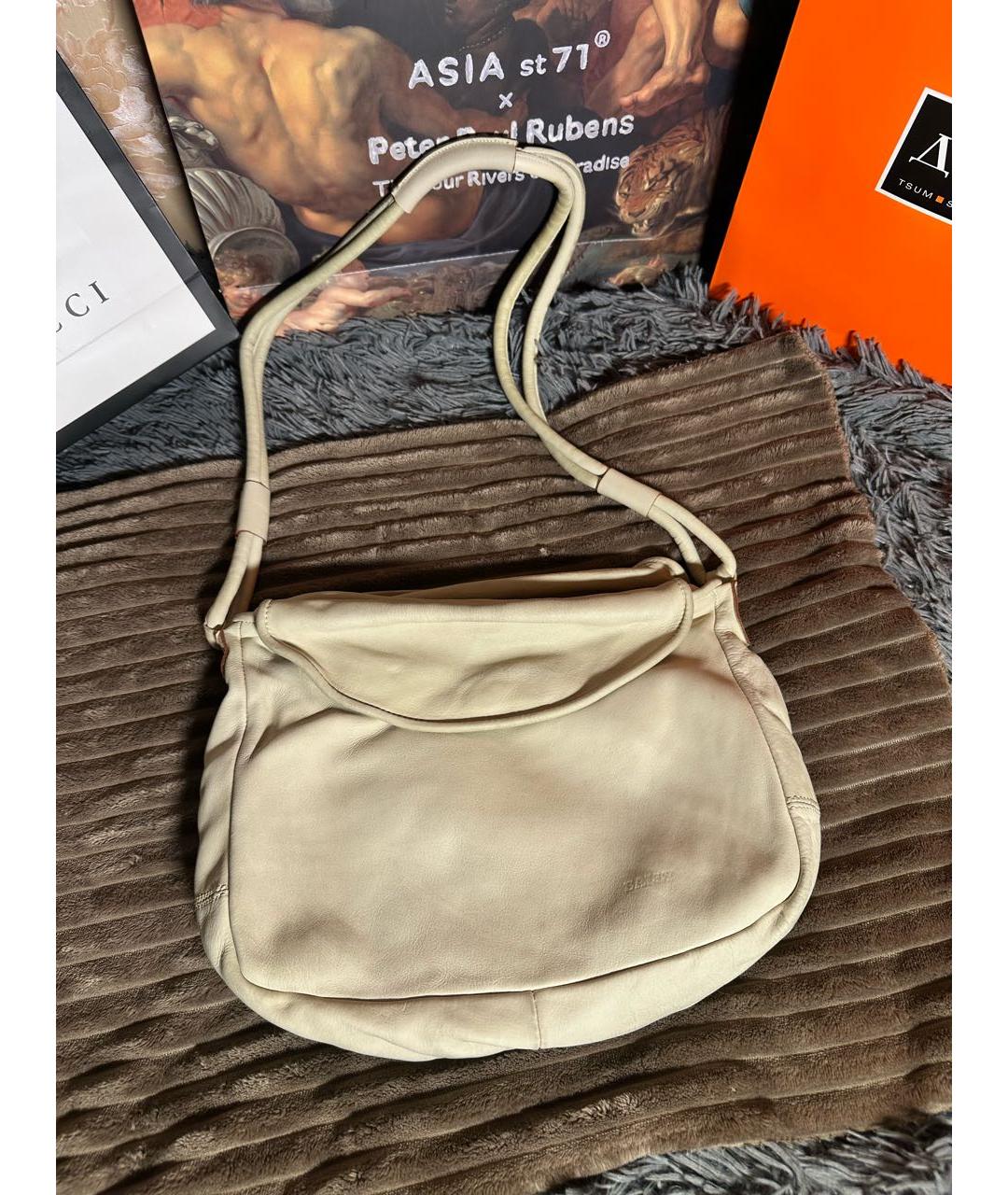 BALLY Белая сумка через плечо, фото 6
