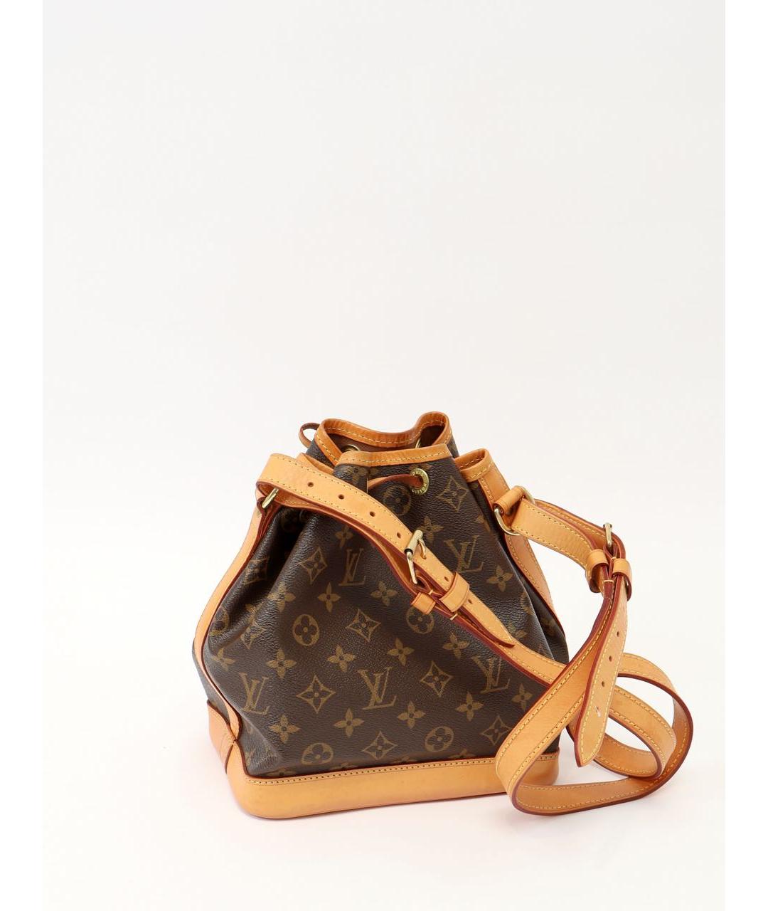 LOUIS VUITTON Коричневая кожаная сумка тоут, фото 3