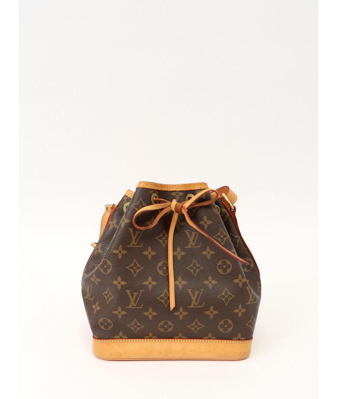 LOUIS VUITTON Коричневая кожаная сумка тоут, фото 9