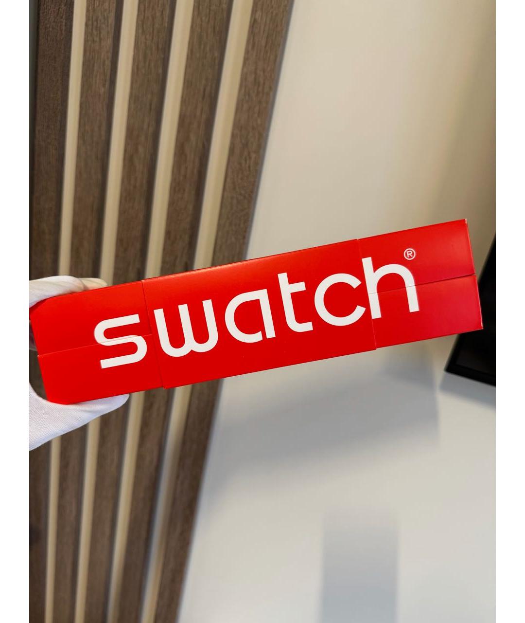 Swatch Белые пластиковые часы, фото 3