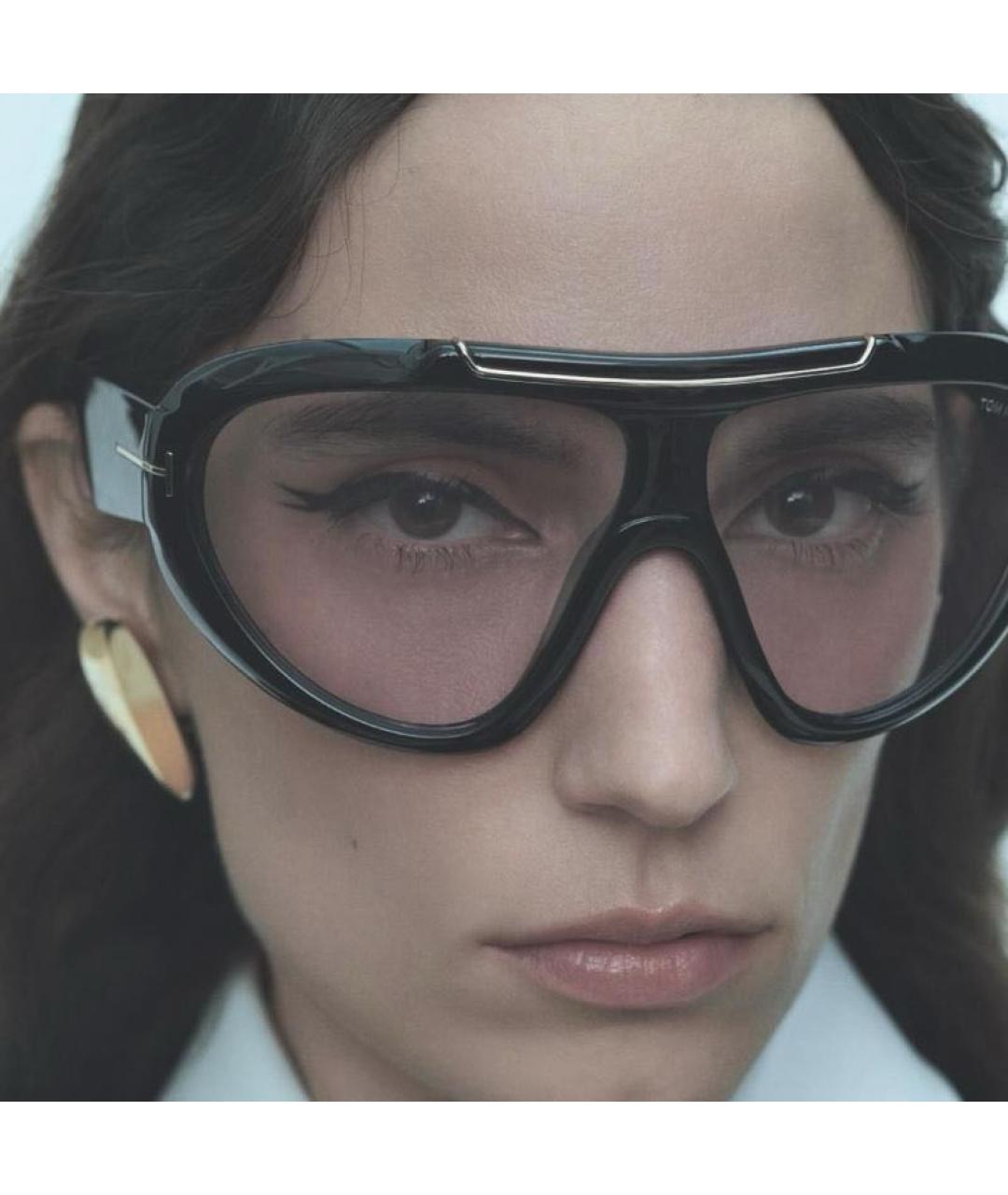 TOM FORD Розовые пластиковые солнцезащитные очки, фото 2