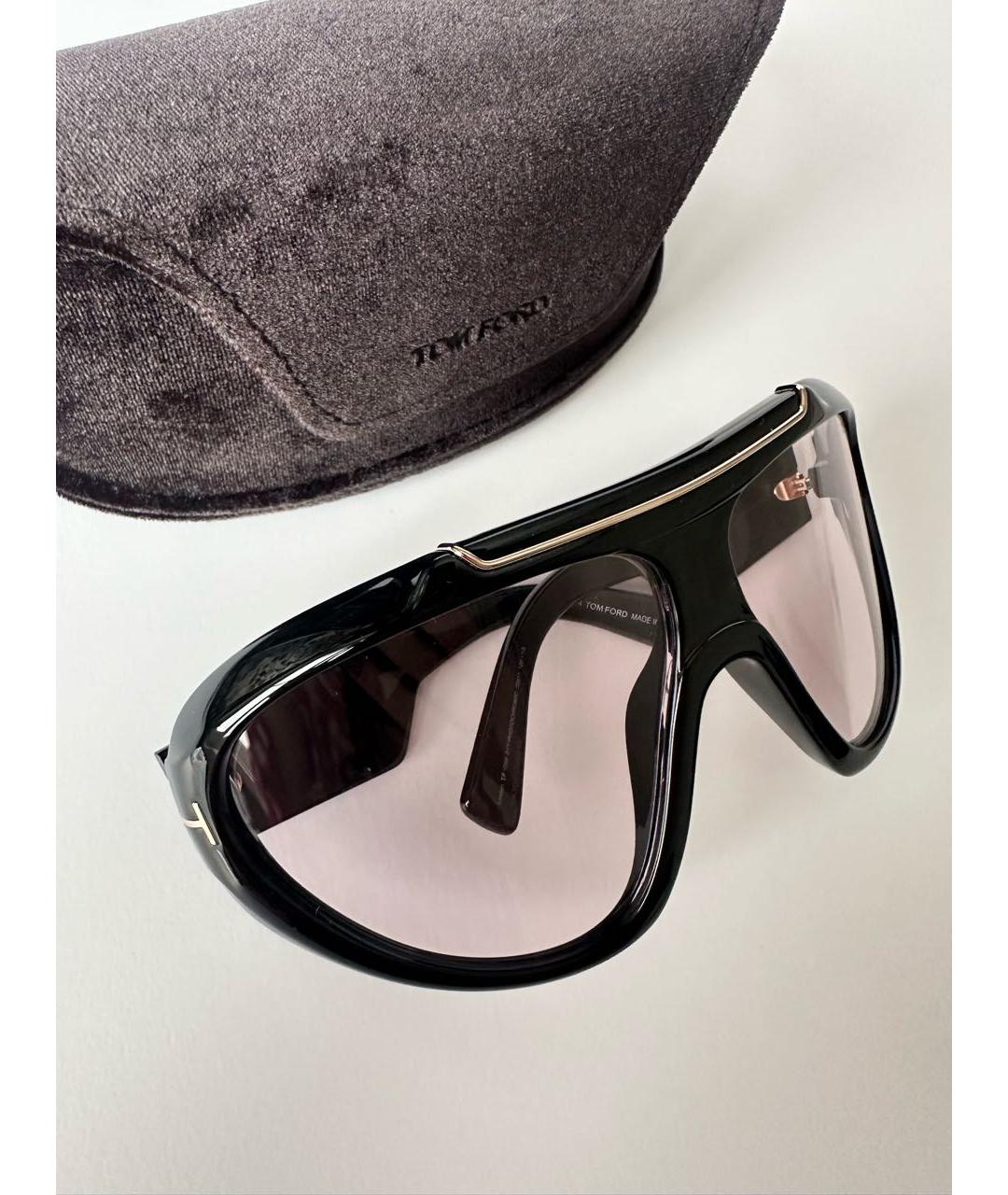 TOM FORD Розовые пластиковые солнцезащитные очки, фото 4