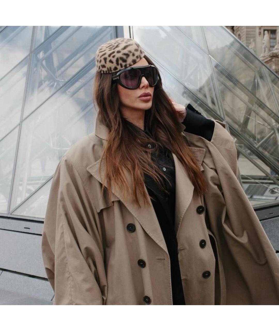 TOM FORD Розовые пластиковые солнцезащитные очки, фото 3