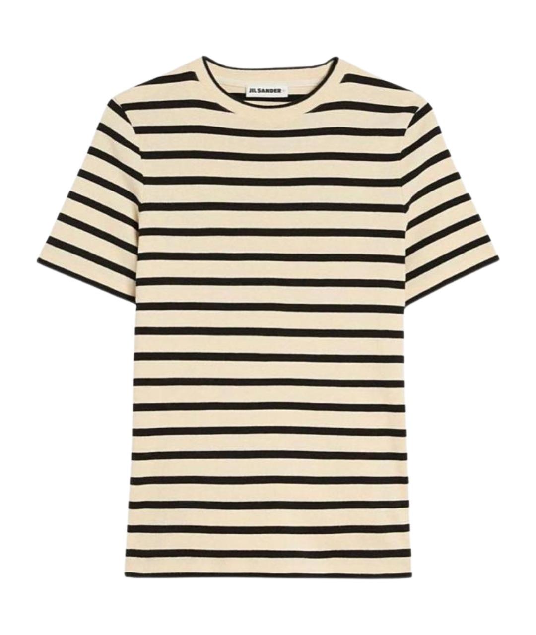 JIL SANDER Белая хлопковая футболка, фото 1