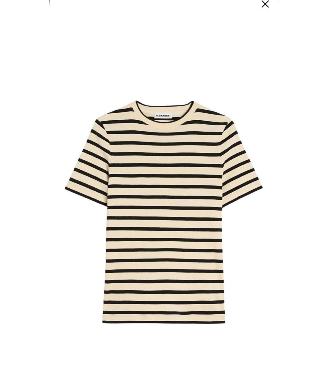 JIL SANDER Белая хлопковая футболка, фото 4