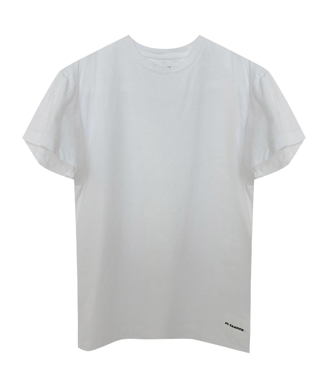 JIL SANDER Белая футболка, фото 1
