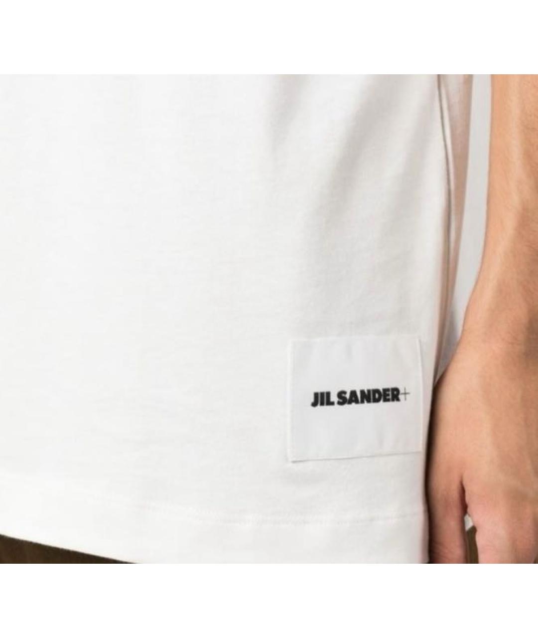 JIL SANDER Белая футболка, фото 6