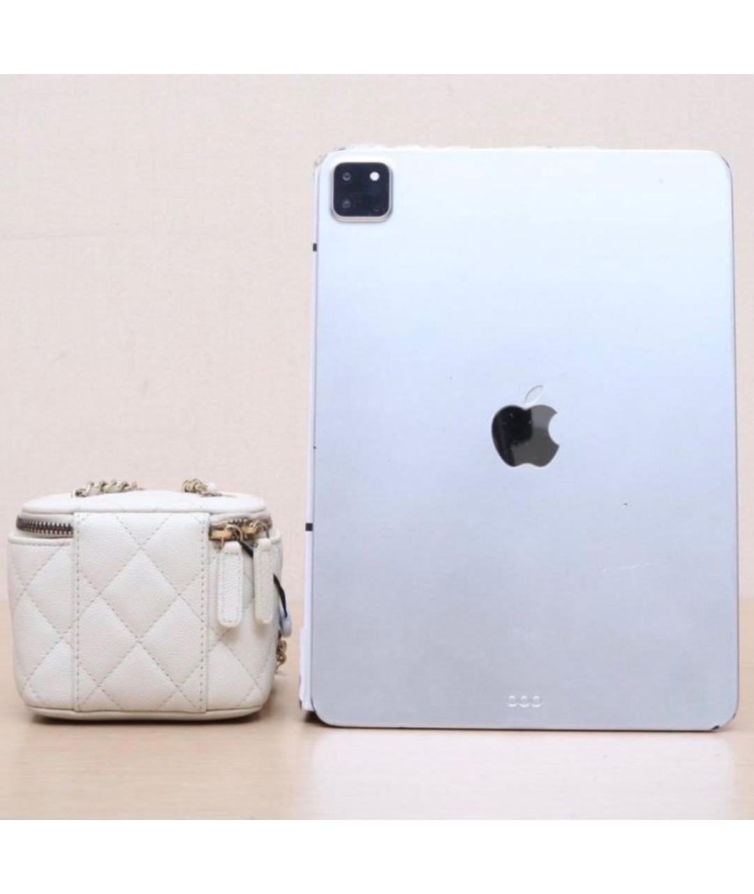 CHANEL Белая кожаная сумка через плечо, фото 5