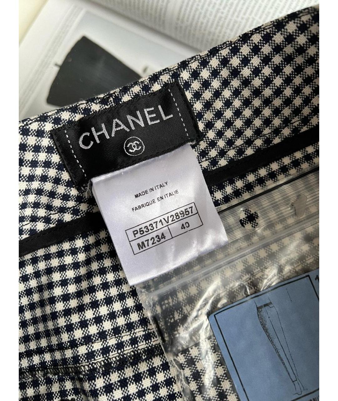 CHANEL Черные брюки узкие, фото 5