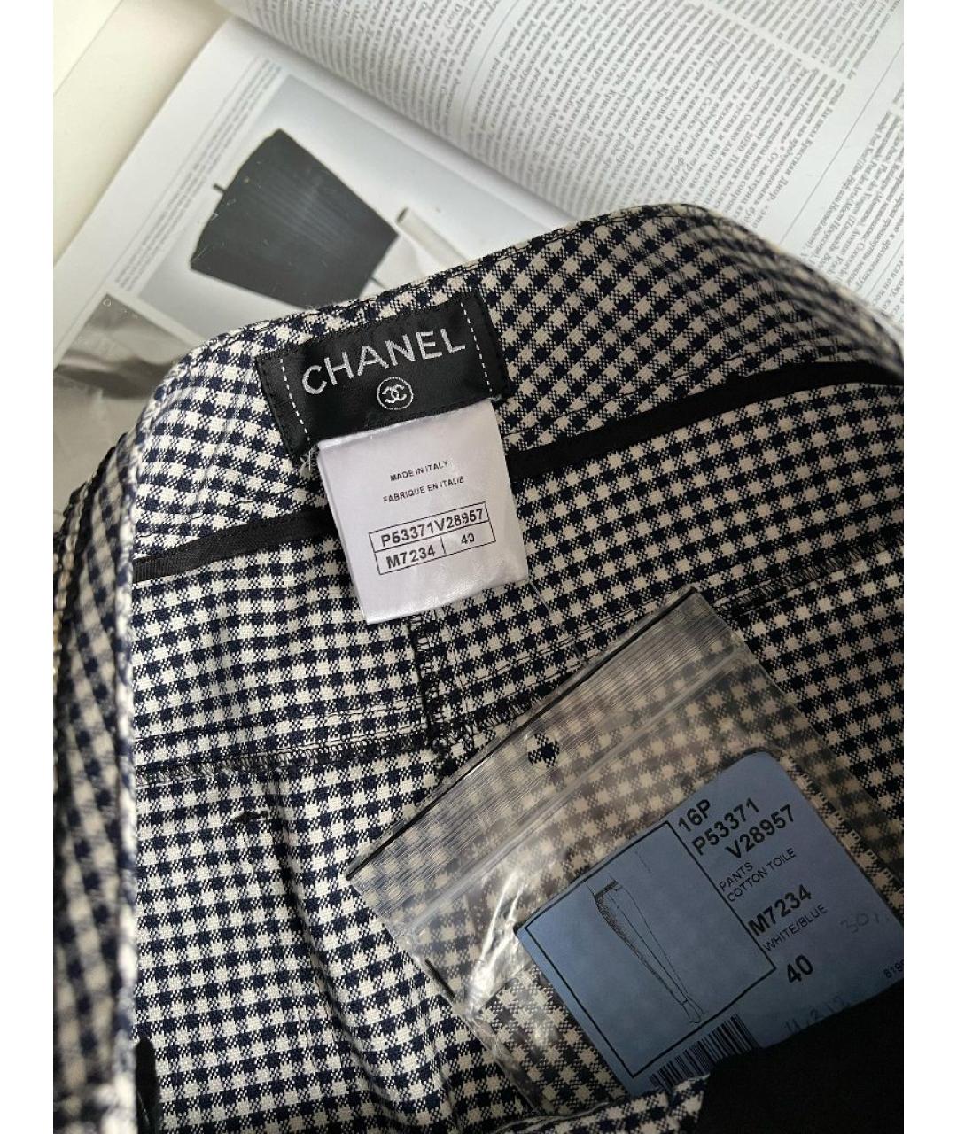 CHANEL Черные брюки узкие, фото 4