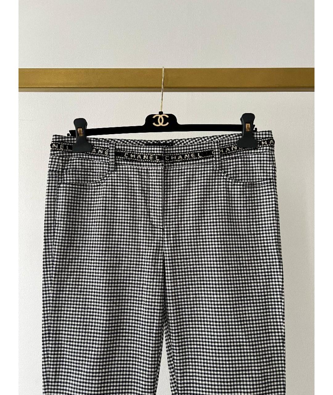 CHANEL Черные брюки узкие, фото 3