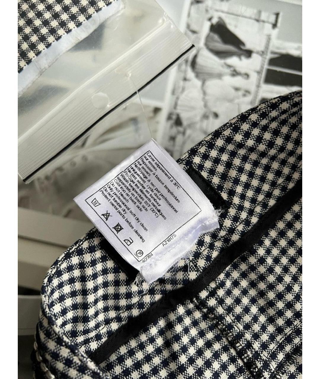 CHANEL Черные брюки узкие, фото 7