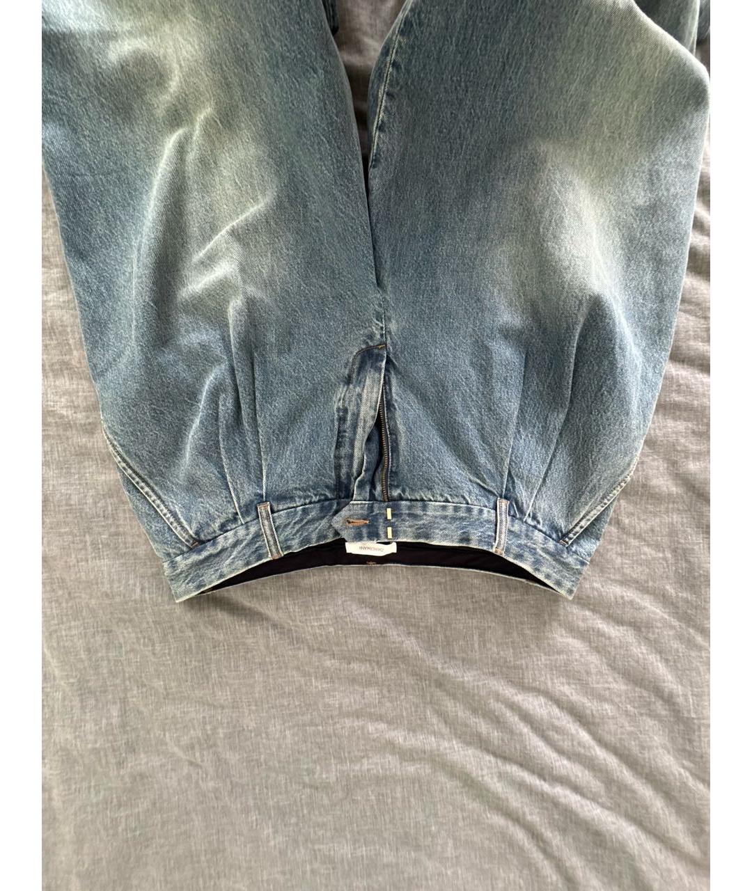 ZIMMERMANN Голубые хлопковые прямые джинсы, фото 4