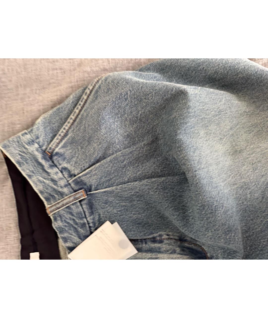 ZIMMERMANN Голубые хлопковые прямые джинсы, фото 6