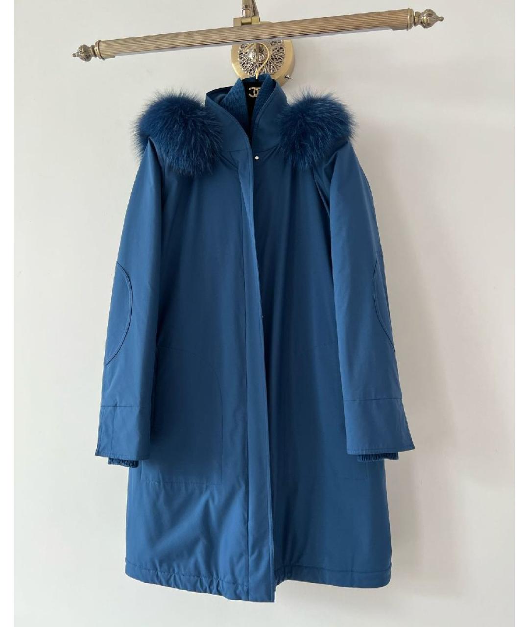 LORO PIANA Темно-синяя куртка, фото 8