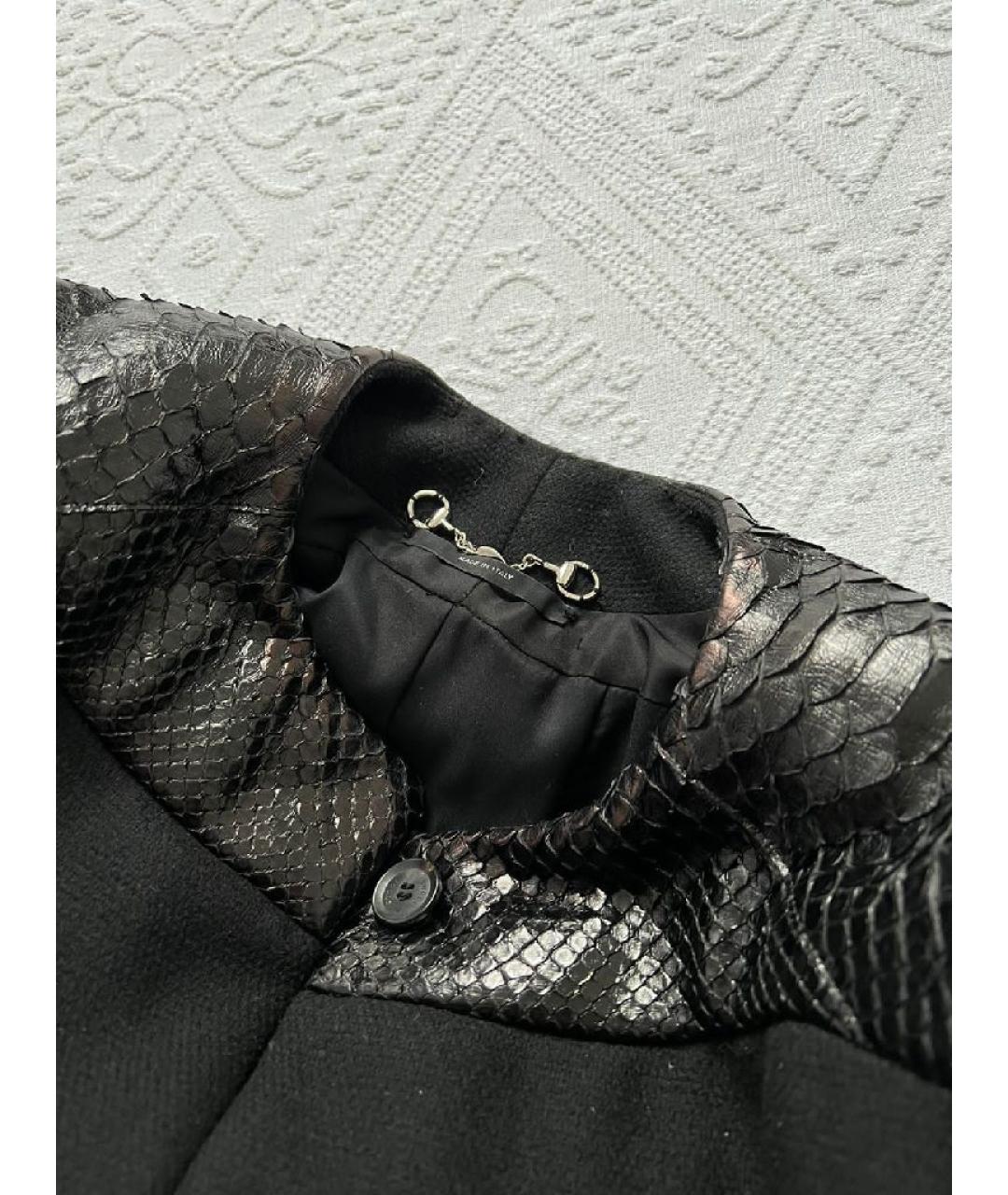 GUCCI Черное пальто, фото 3