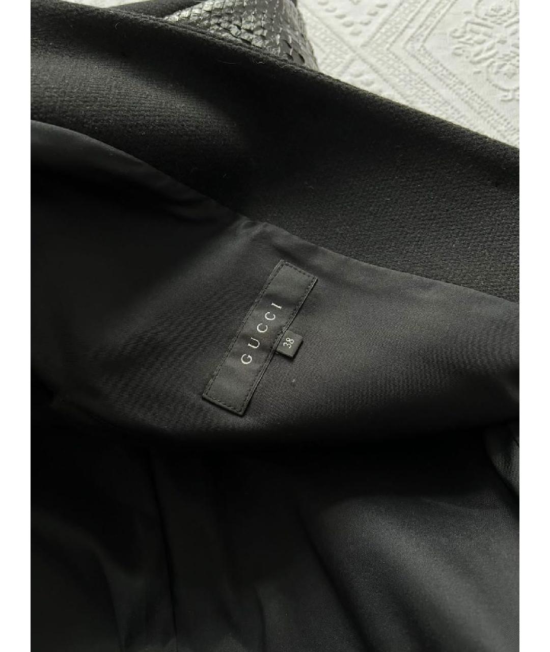 GUCCI Черное пальто, фото 4