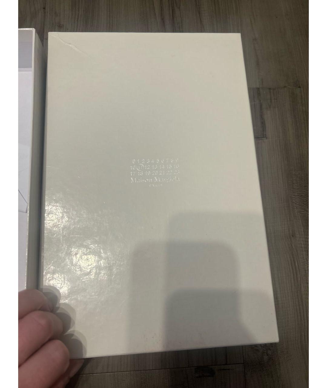 MAISON MARGIELA Черная кожаная сумка через плечо, фото 5