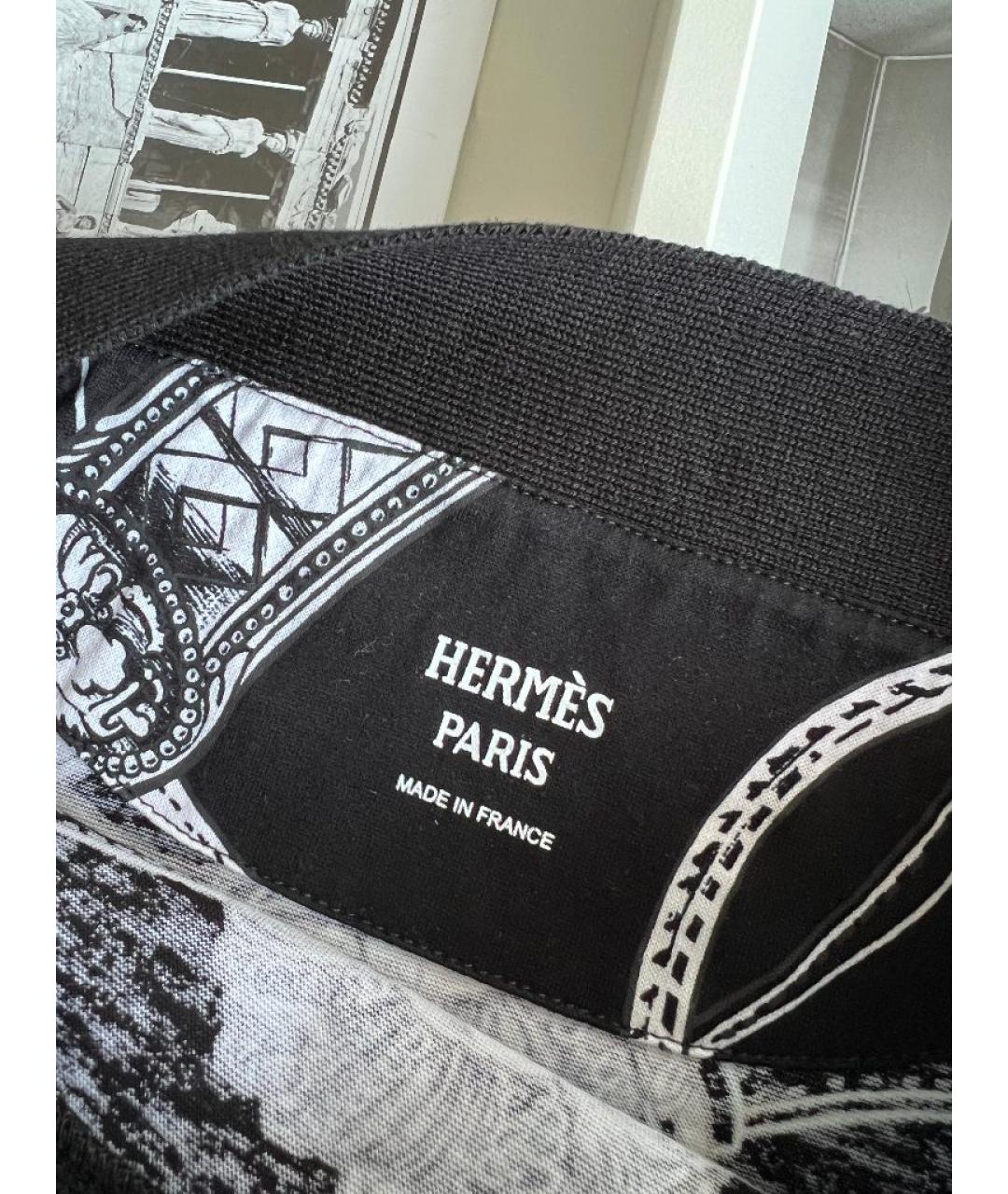 HERMES Черное повседневное платье, фото 3