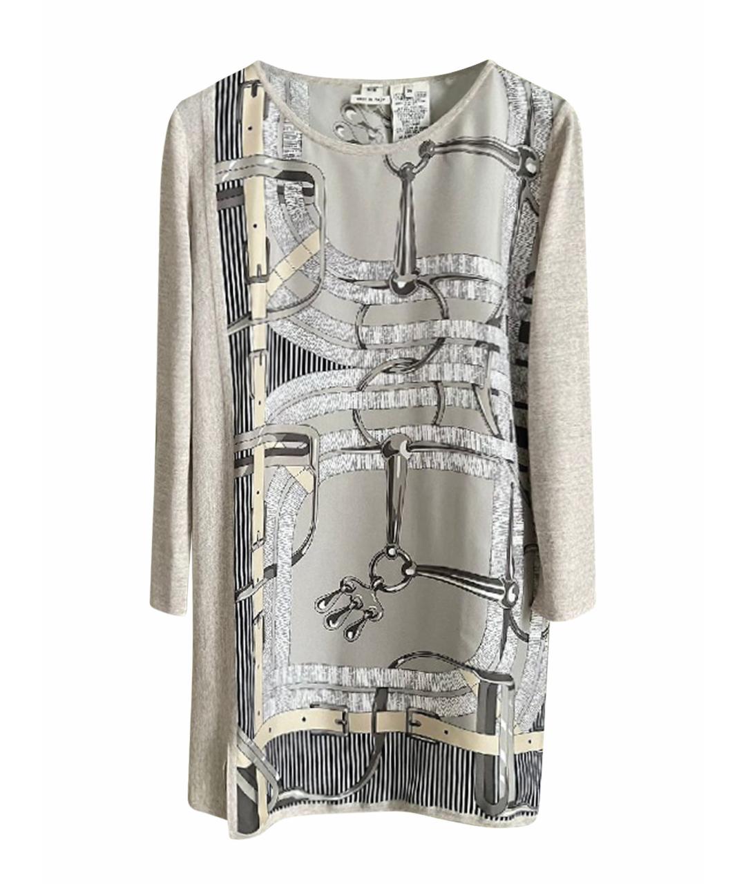 HERMES Бежевый джемпер / свитер, фото 1