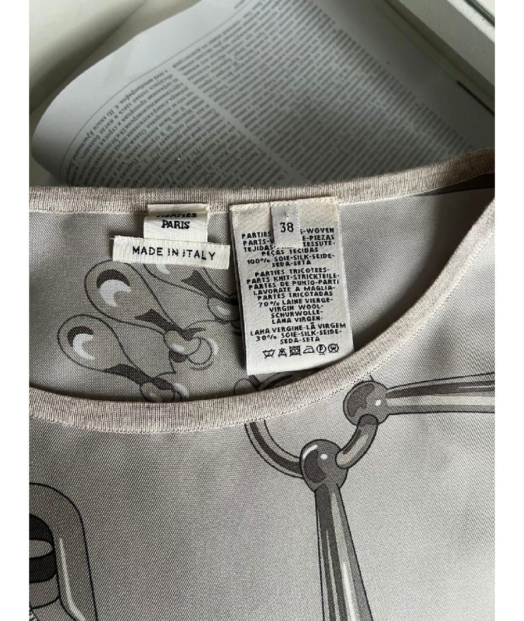 HERMES Бежевый джемпер / свитер, фото 4