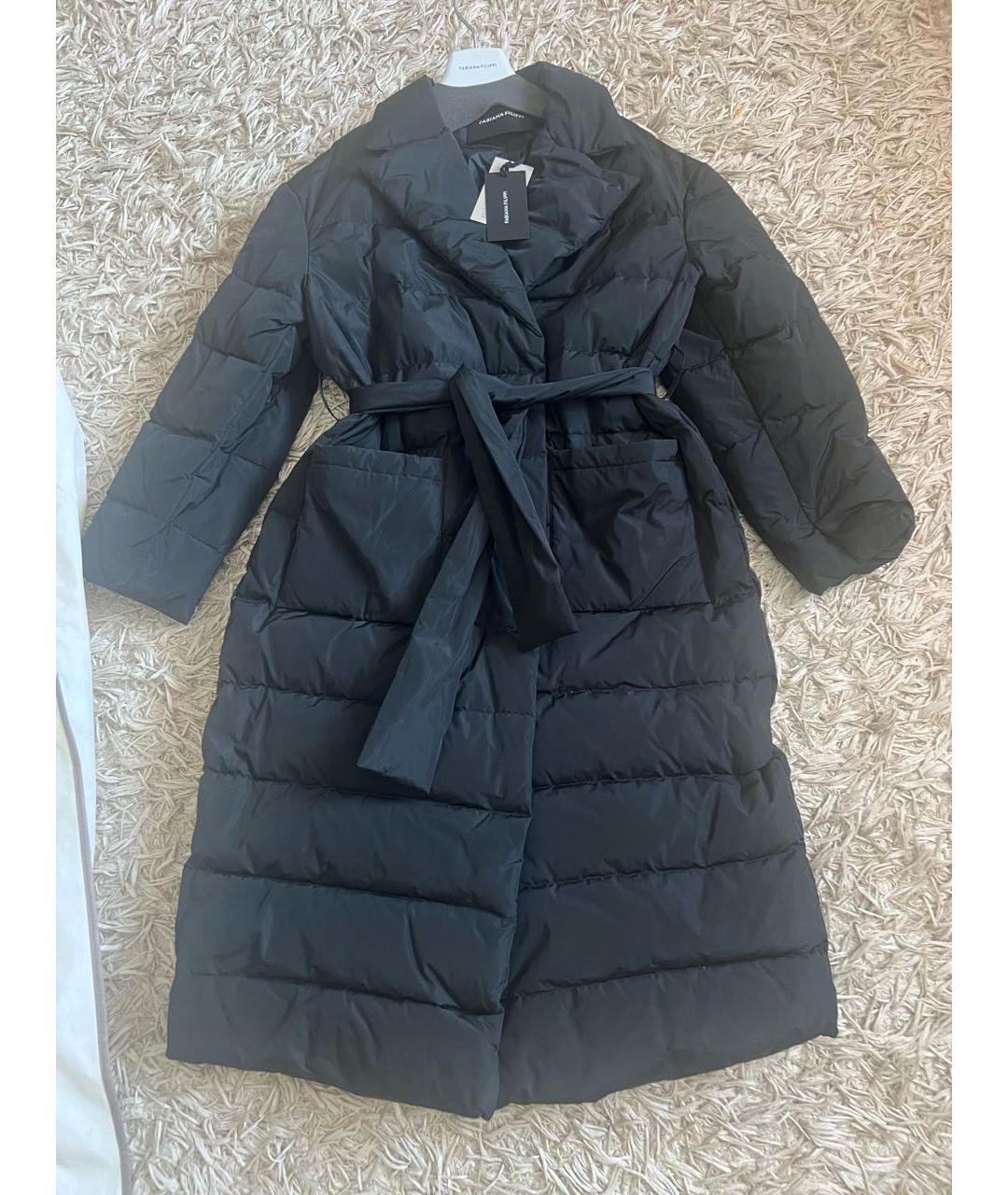 FABIANA FILIPPI Черный пуховик, фото 9