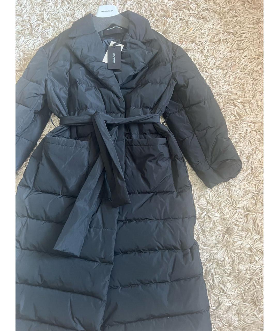 FABIANA FILIPPI Черный пуховик, фото 5