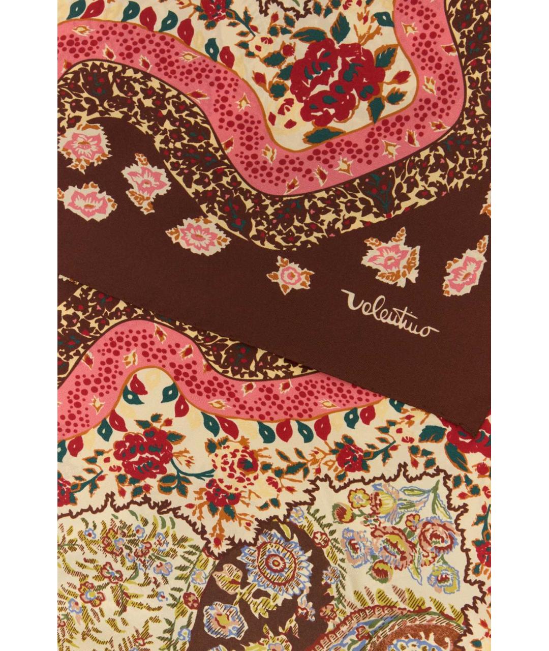 VALENTINO Мульти шелковый платок, фото 2