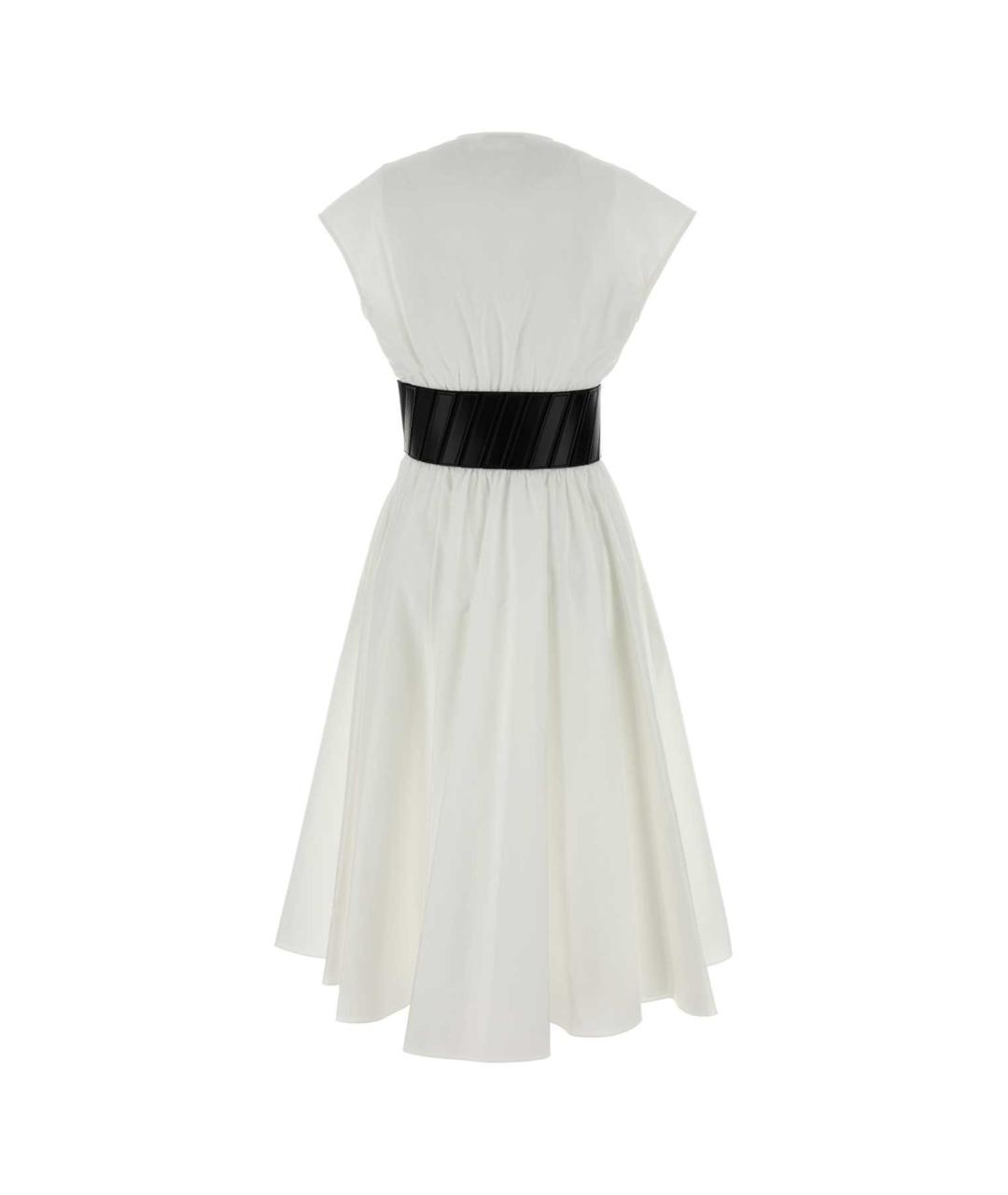 ALAIA Белое хлопковое повседневное платье, фото 2