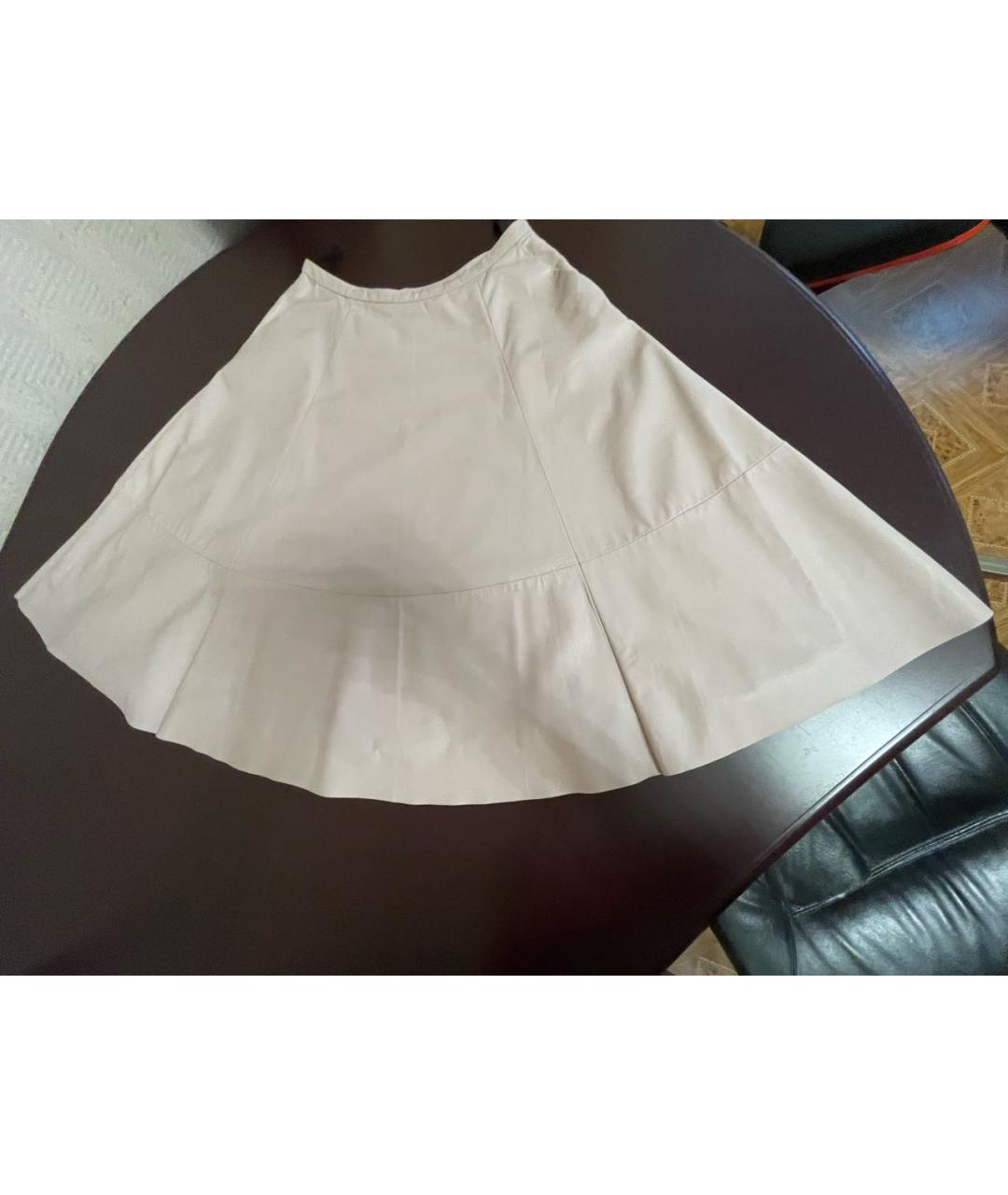 DROME Кожаная юбка миди, фото 5