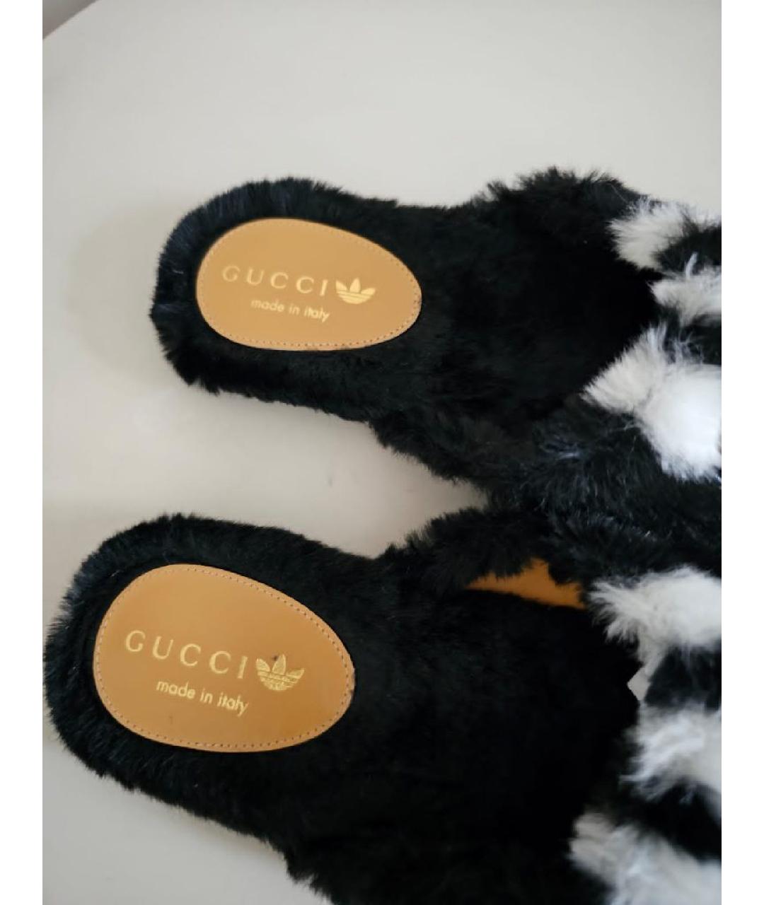 GUCCI Черные мюли, фото 5