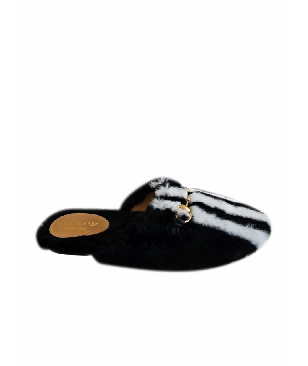 GUCCI Черные мюли, фото 1