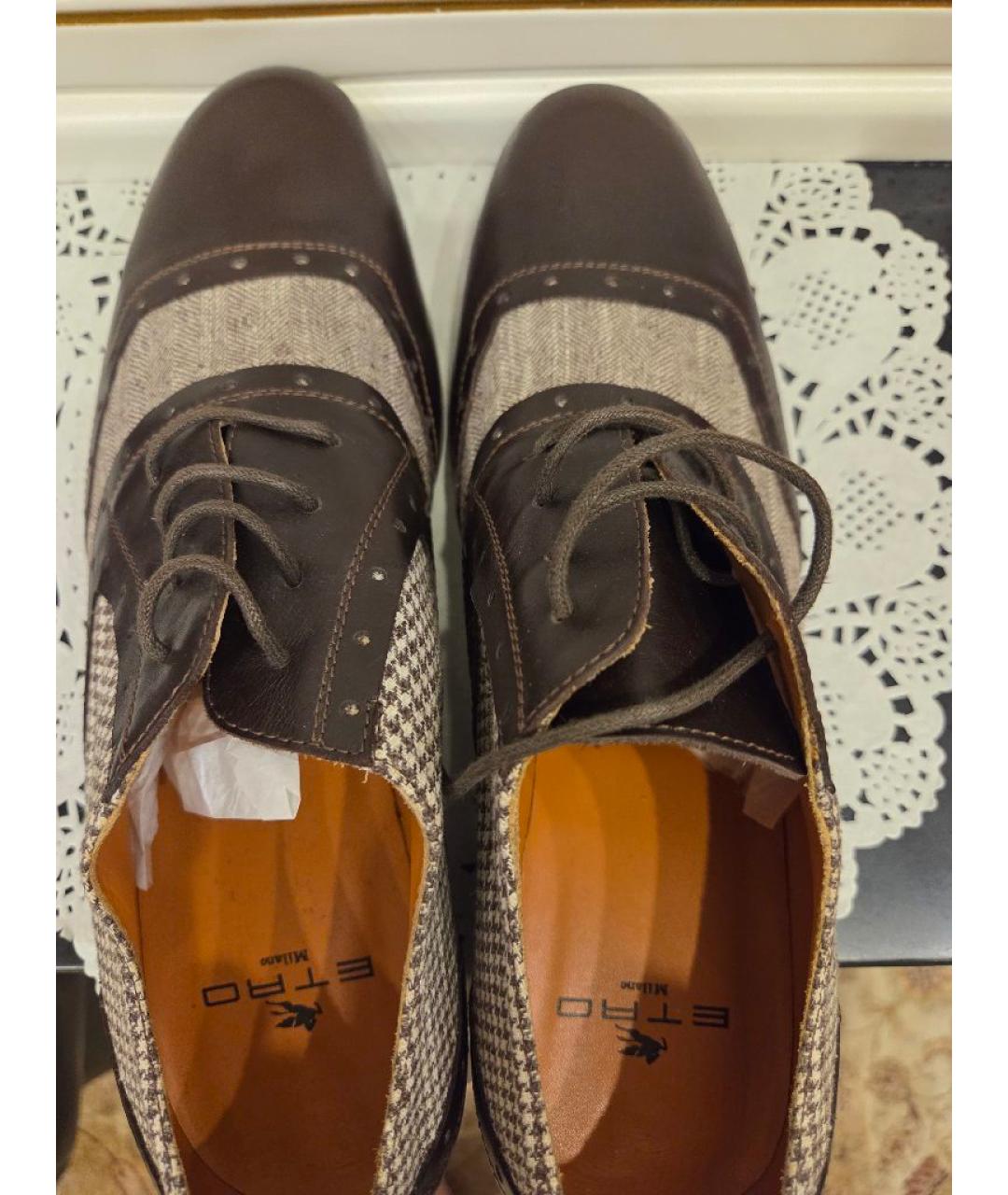 ETRO Мульти кожаные туфли, фото 3