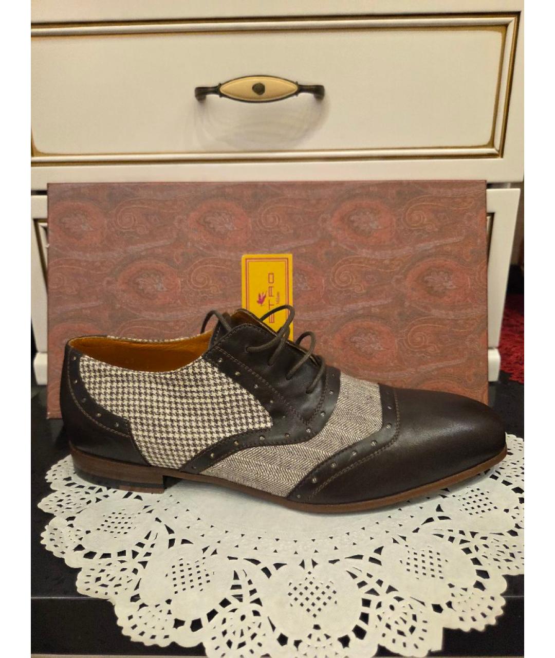 ETRO Мульти кожаные туфли, фото 8