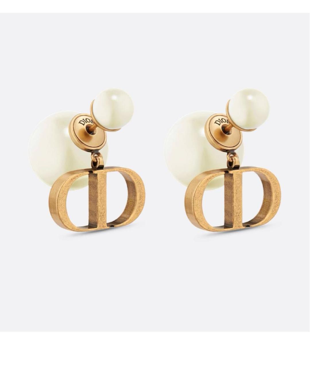 CHRISTIAN DIOR Золотые серьги из желтого золота, фото 5