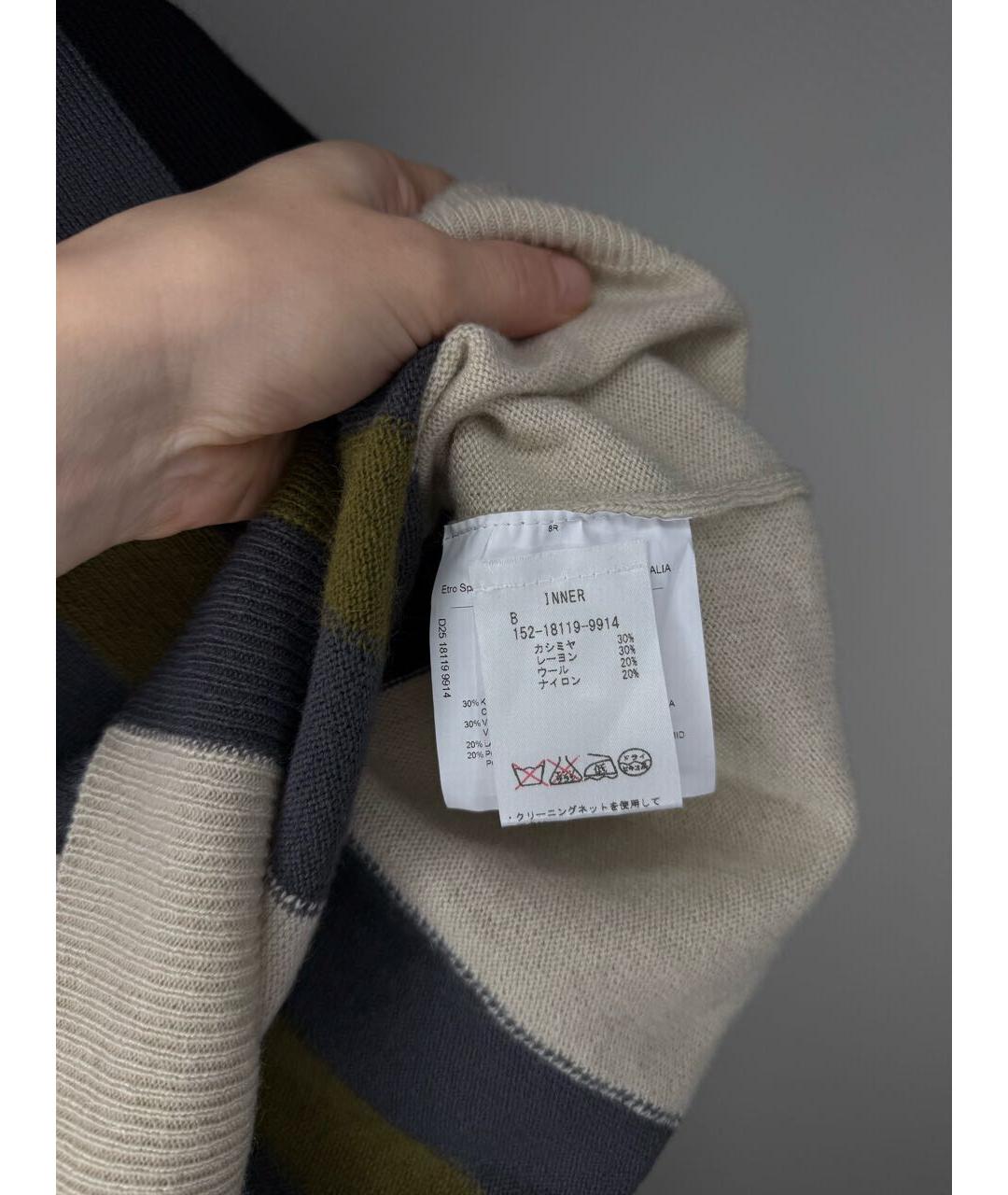 ETRO Мульти кашемировый джемпер / свитер, фото 5