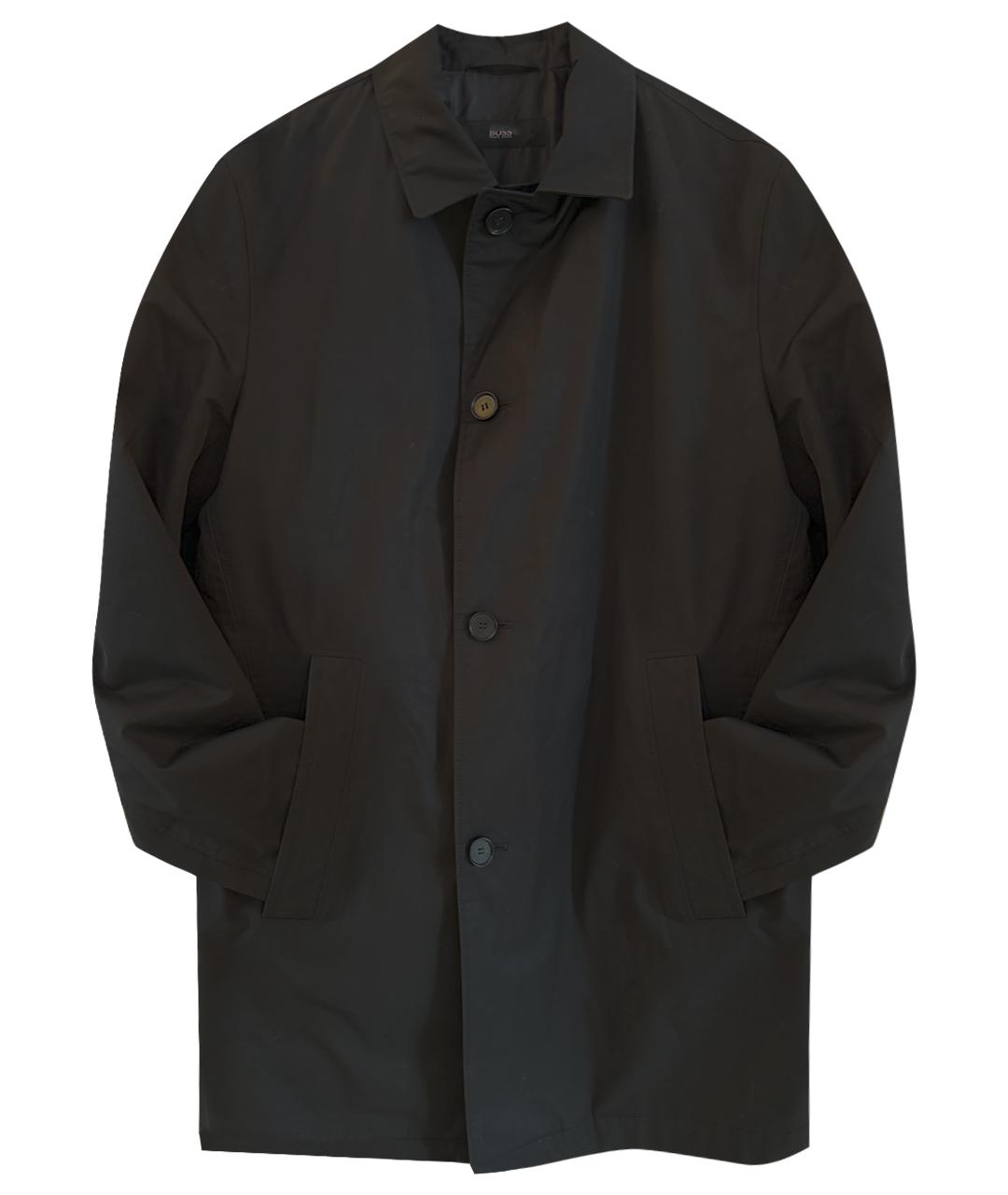 HUGO BOSS Черный тренч / плащ, фото 1